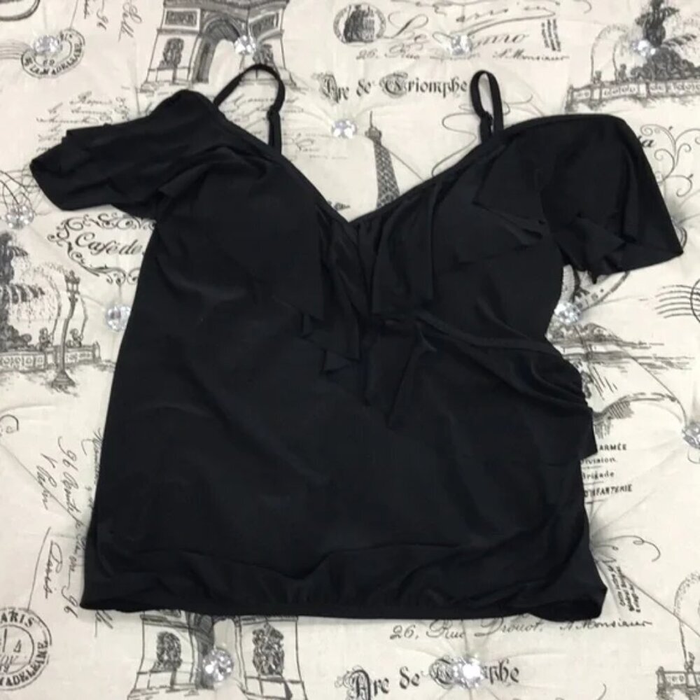 Coco Reef Contours Ruri Ruffled Tankini Top - Picture 5 of 12